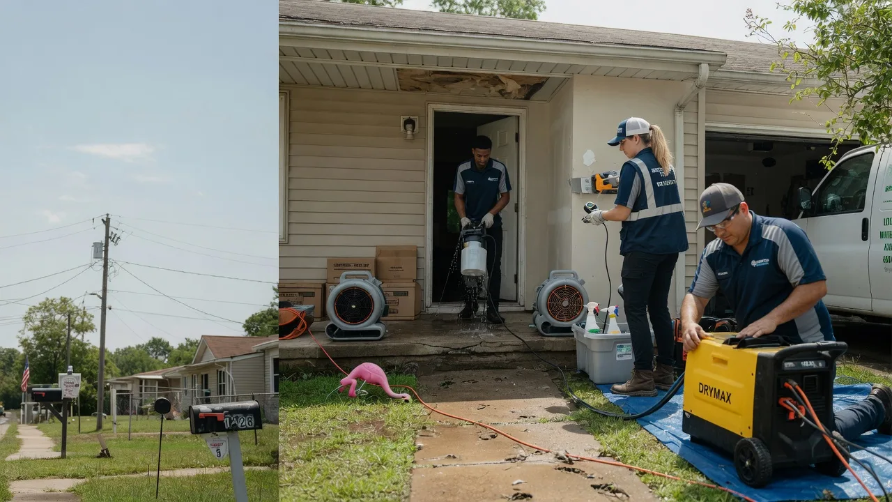 Storm Damage Water Removal in Huntsville, MO near me